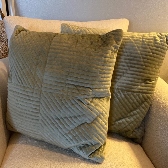 Pier 1 Accents Pier Pillow Set Sage Green Soft Poshmark